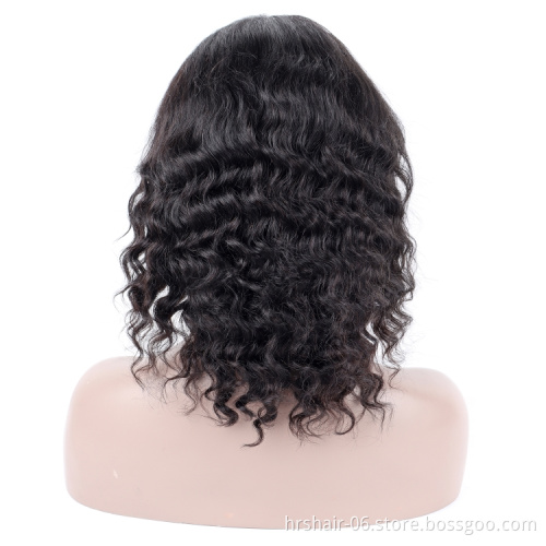 human hair wig lace front short hair loose deep wags for black women lace wig vendor wholesale wigs 100% human hair
